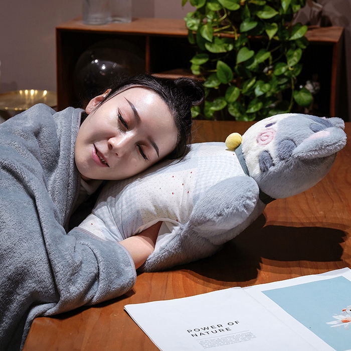 91家纺网 家纺一手货源 找家纺 （总）仟亿莱 2025新款抱抱猫豆袋三用玩偶抱枕