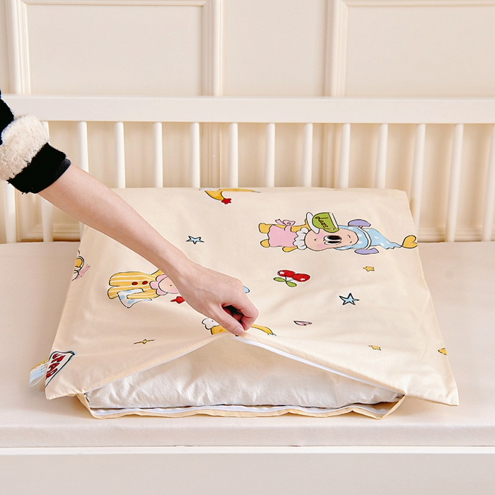 91家纺网 家纺一手货源 找家纺 （总）芭伯妮 2026新款全棉AB版幼儿园三件套宝宝午睡被子六件套儿童被套多件套（第一批）