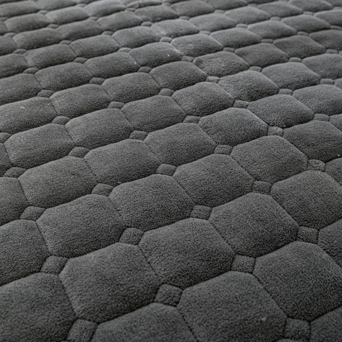 91家纺网 家纺一手货源 找家纺 女子家纺 2025新款全消光牛奶绒床垫 绅士灰