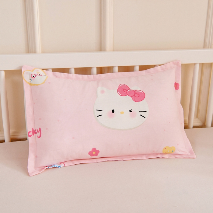 91家纺网 家纺一手货源 找家纺 芭伯妮 2026新款全棉AB版幼儿园三件套宝宝午睡被子六件套儿童被套多件套（第一批） 凯蒂甜梦