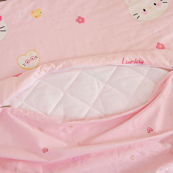91家纺网 家纺一手货源 找家纺 芭伯妮 2026新款全棉AB版幼儿园三件套宝宝午睡被子六件套儿童被套多件套（第一批） 凯蒂甜梦