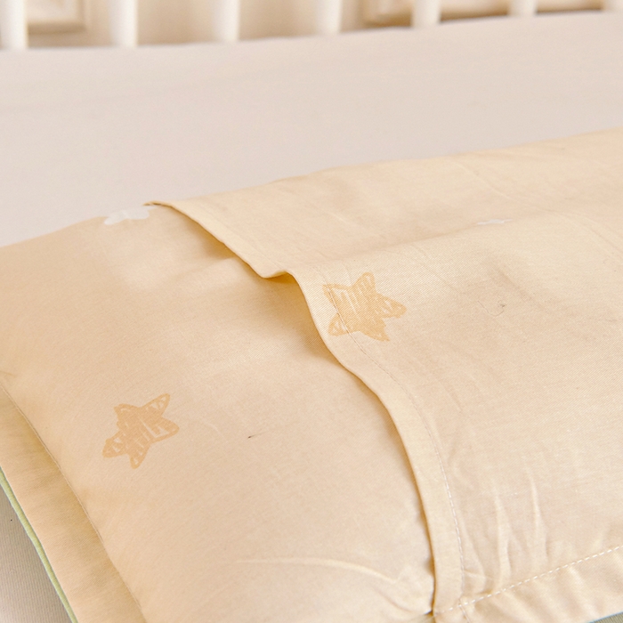 91家纺网 家纺一手货源 找家纺 芭伯妮 2026新款全棉AB版幼儿园三件套宝宝午睡被子六件套儿童被套多件套（第一批） 度假恐龙-绿