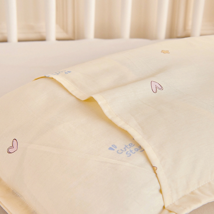 91家纺网 家纺一手货源 找家纺 芭伯妮 2026新款全棉AB版幼儿园三件套宝宝午睡被子六件套儿童被套多件套（第一批） 甜妹日记