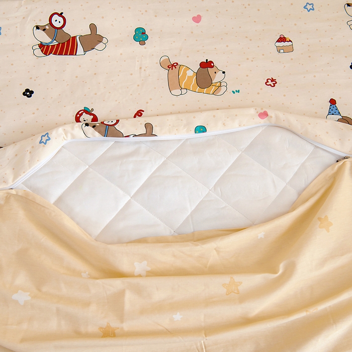 91家纺网 家纺一手货源 找家纺 芭伯妮 2026新款全棉AB版幼儿园三件套宝宝午睡被子六件套儿童被套多件套（第一批） 旺星卧室