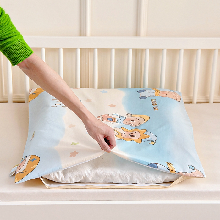 91家纺网 家纺一手货源 找家纺 芭伯妮 2026新款全棉AB版幼儿园三件套宝宝午睡被子六件套儿童被套多件套（第一批） 星梦童话