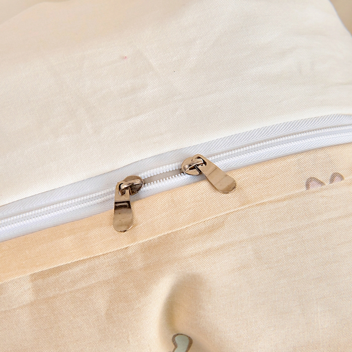 91家纺网 家纺一手货源 找家纺 芭伯妮 2026新款全棉AB版幼儿园三件套宝宝午睡被子六件套儿童被套多件套（第一批） 熊猫鸭鸭乐-绿