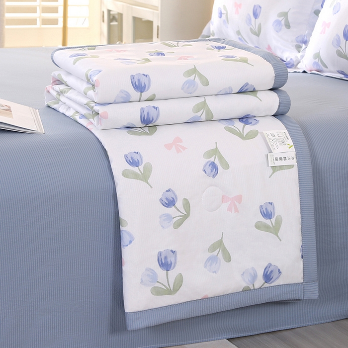 91家纺网 家纺一手货源 找家纺 （总）延遥 2026新款亲肤水洗棉夏被夏凉被夏被四件套