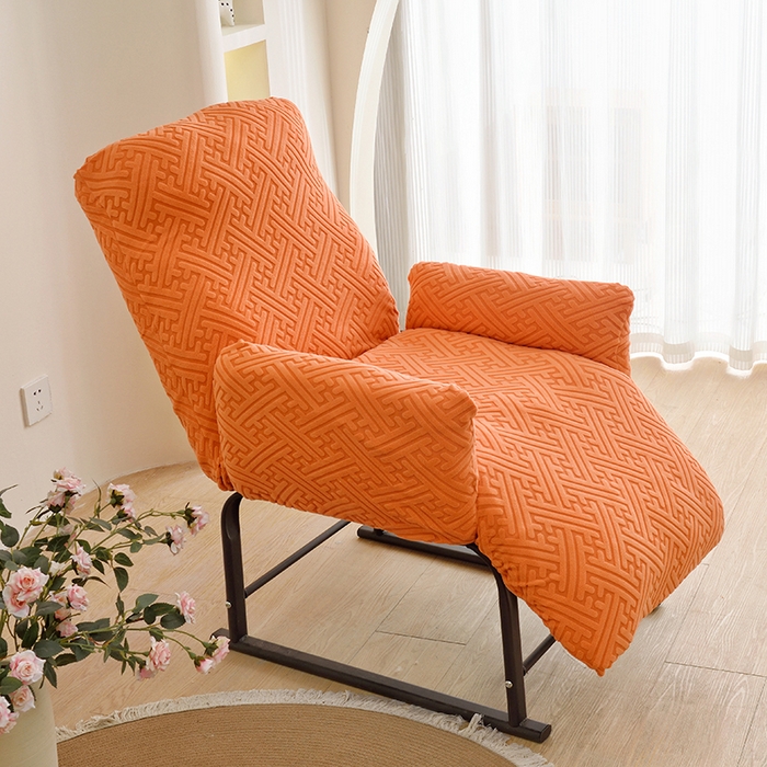 91家纺网 家纺一手货源 找家纺 （总）启博家纺 2025新款磨毛提花绒功能款办公躺椅套