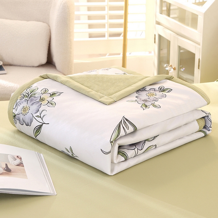 91家纺网 家纺一手货源 找家纺 （总）延遥 2026新款亲肤水洗棉夏被夏凉被夏被四件套