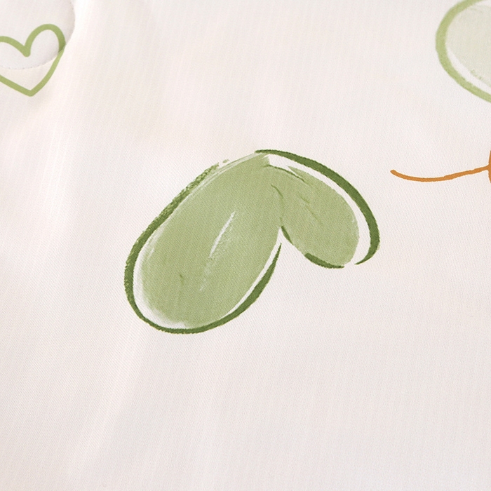 91家纺网 家纺一手货源 找家纺 延遥 2026新款亲肤水洗棉夏被夏凉被夏被四件套 爱心绿