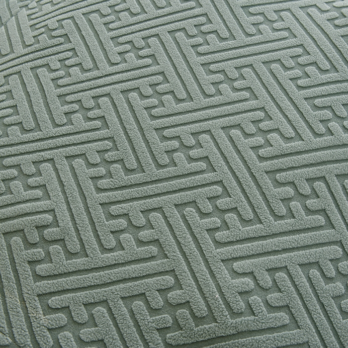 91家纺网 家纺一手货源 找家纺 启博家纺 2025新款磨毛提花绒功能款办公躺椅套 墨蓝