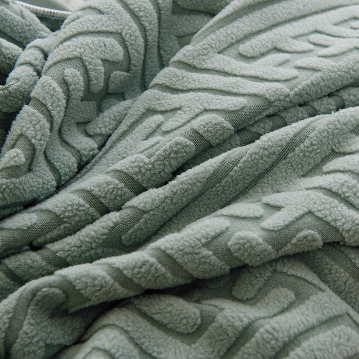 91家纺网 家纺一手货源 找家纺 启博家纺 2025新款磨毛提花绒功能款办公躺椅套 墨蓝