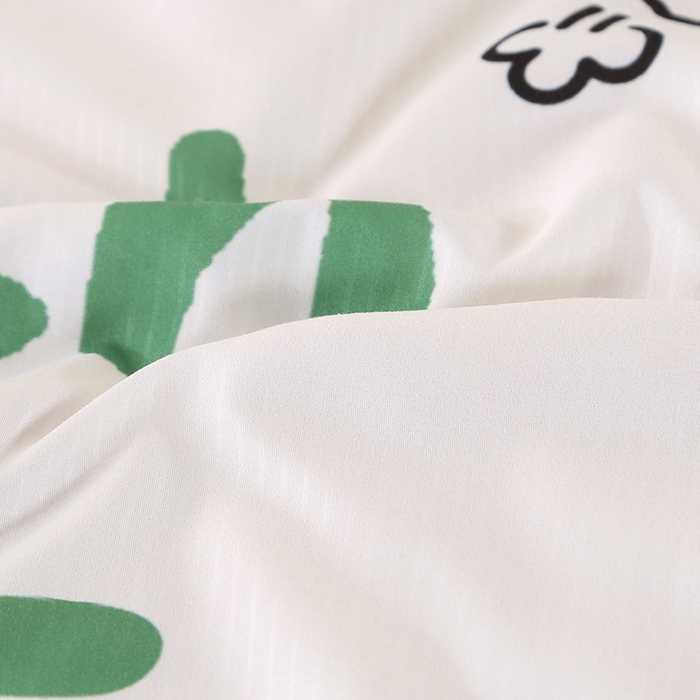 91家纺网 家纺一手货源 找家纺 延遥 2026新款亲肤水洗棉夏被夏凉被夏被四件套 音乐狗