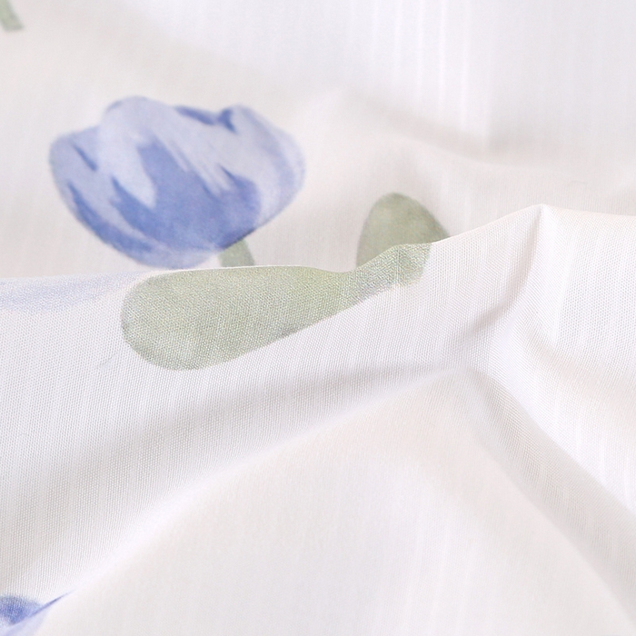 91家纺网 家纺一手货源 找家纺 延遥 2026新款亲肤水洗棉夏被夏凉被夏被四件套 郁金香