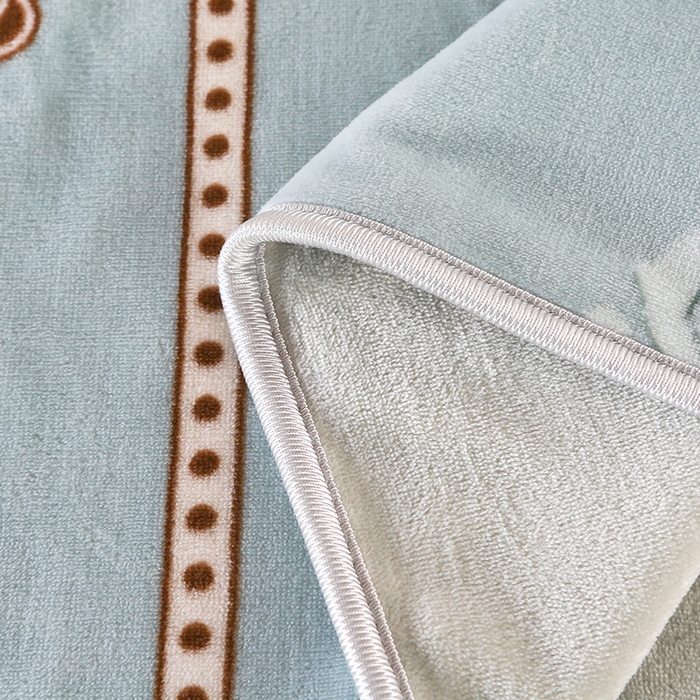 91家纺网 家纺一手货源 找家纺 雨洋家纺 2025新款学生季加厚保暖牛奶绒金貂绒婴儿宝宝学生三件套 慕丝