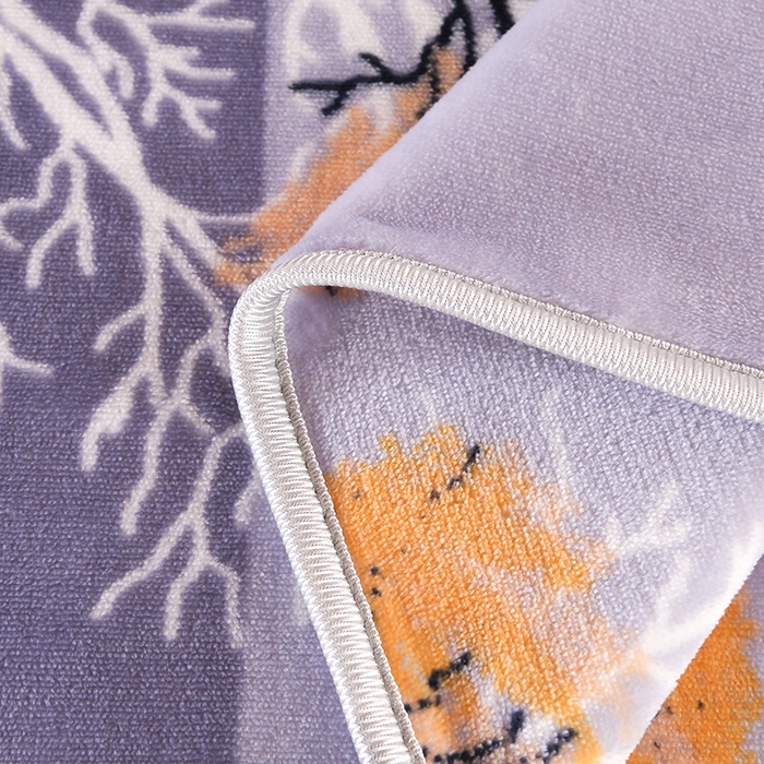 91家纺网 家纺一手货源 找家纺 雨洋家纺 2025新款学生季加厚保暖牛奶绒金貂绒婴儿宝宝学生三件套 一鹿有你