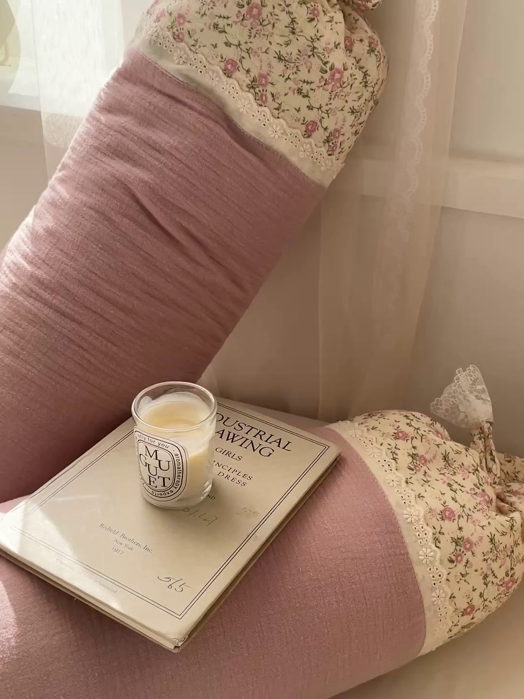 91家纺网 家纺一手货源 找家纺 亦帆枕芯 2025新款多功能枕糖果形荞麦颈椎抱枕透气新生儿侧睡枕枕头枕芯 香芋紫-全棉糖果枕