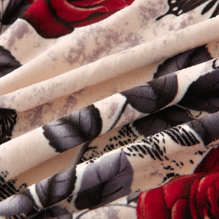 91家纺网 家纺一手货源 找家纺 （总）佳一 2025新款高克重8-9斤印花牛奶绒四件套