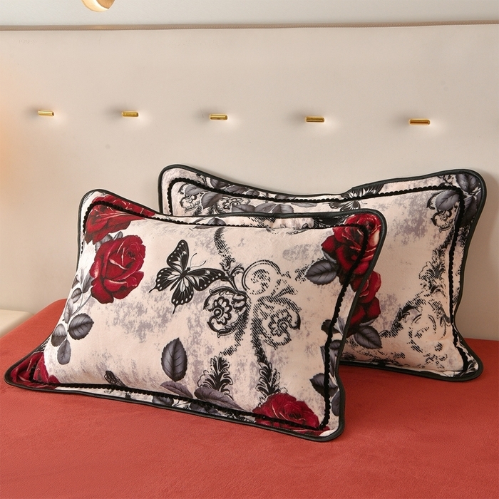 91家纺网 家纺一手货源 找家纺 （总）佳一 2025新款高克重8-9斤印花牛奶绒四件套