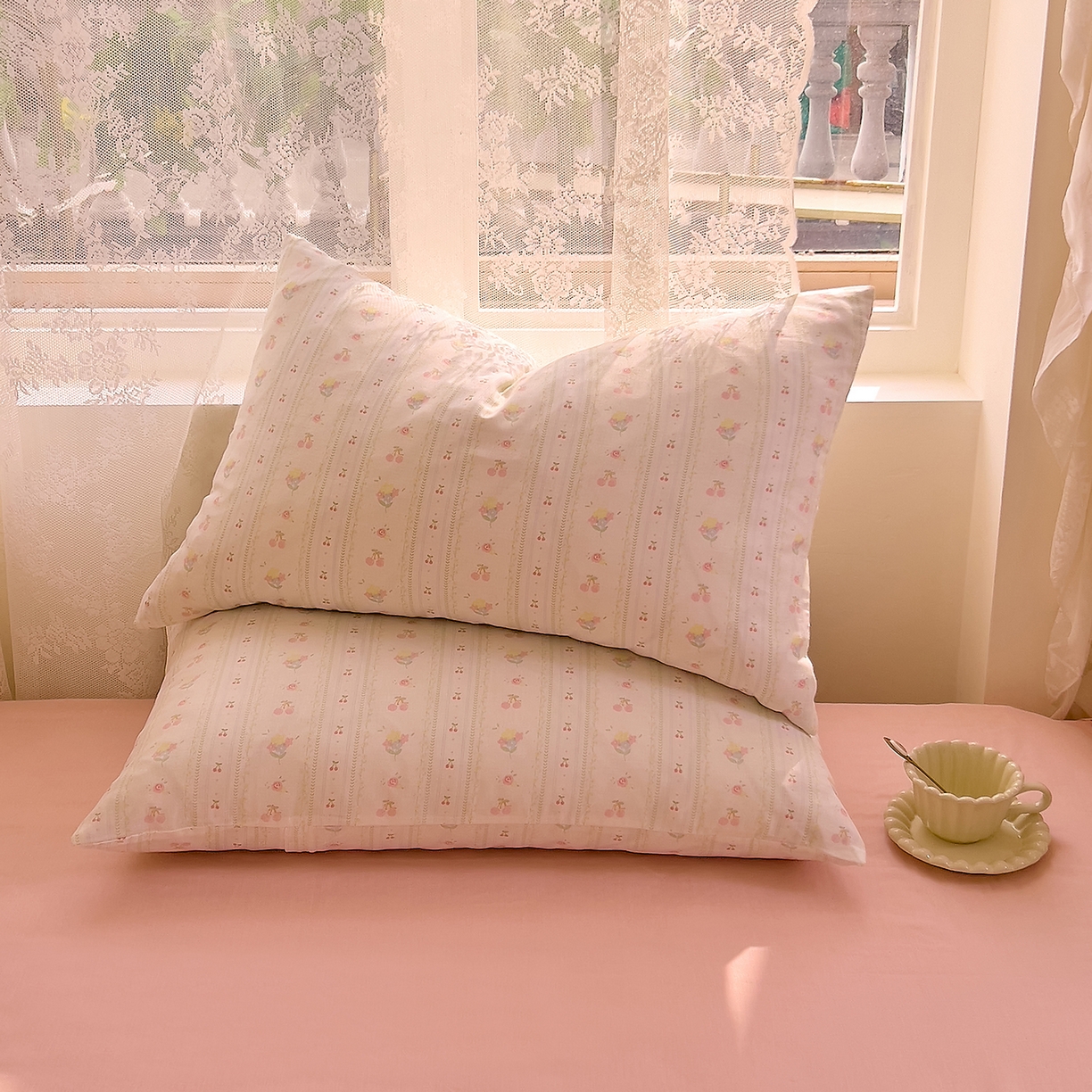 91家纺网 家纺一手货源 找家纺 DoDo 兜兜 2026新款全棉纯棉柔软双层纱套件系列（可定做尺寸） 软芙