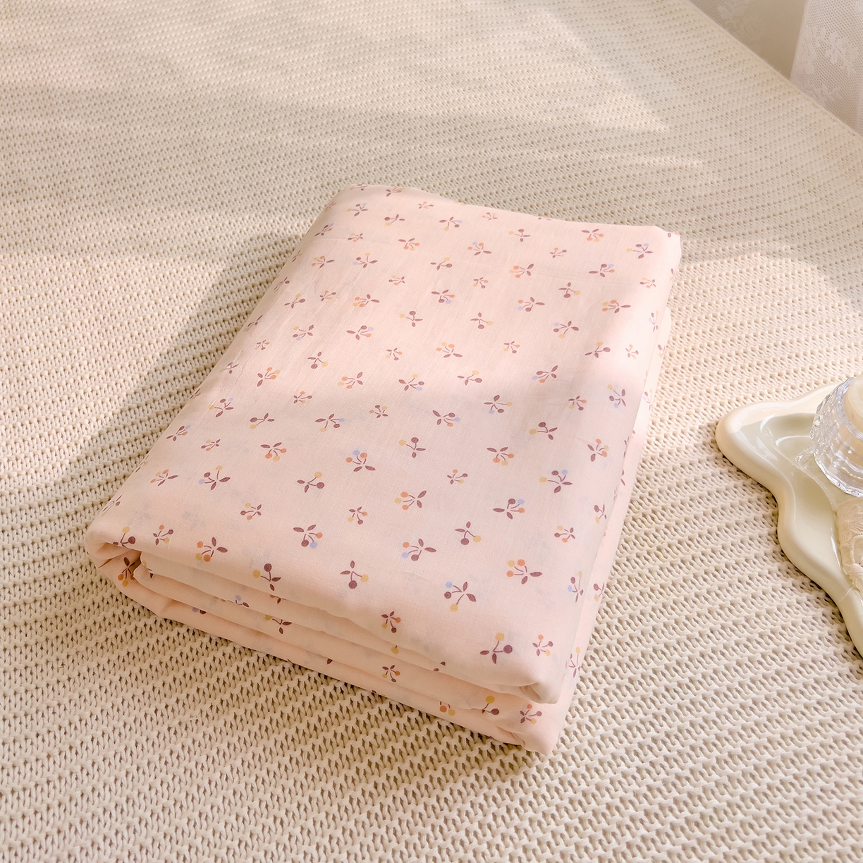 91家纺网 家纺一手货源 找家纺 DoDo 兜兜 2026新款全棉纯棉柔软双层纱套件系列（可定做尺寸） 乔安娜