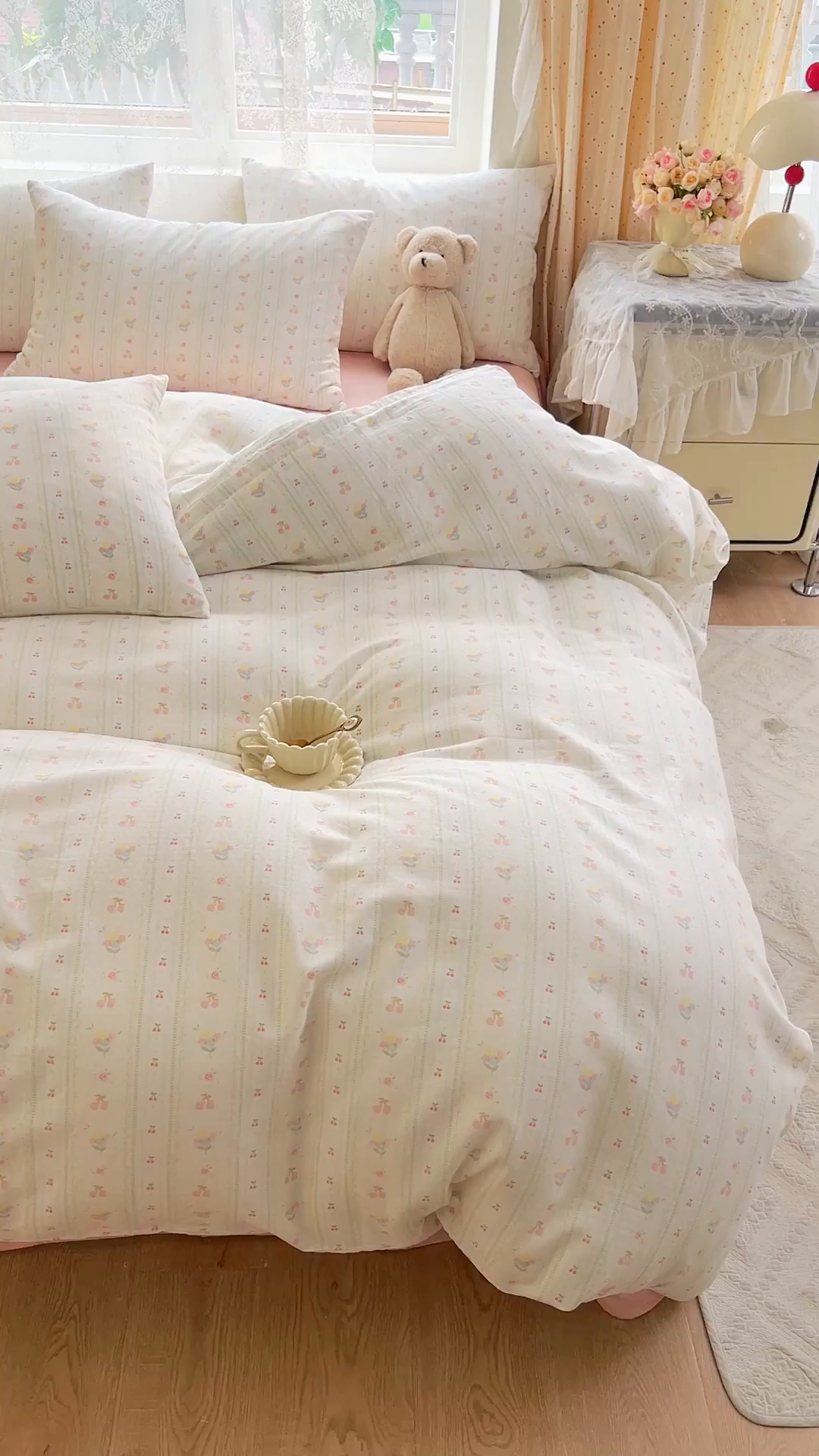 91家纺网 家纺一手货源 找家纺 DoDo 兜兜 2026新款全棉纯棉柔软双层纱套件系列（可定做尺寸） 软芙