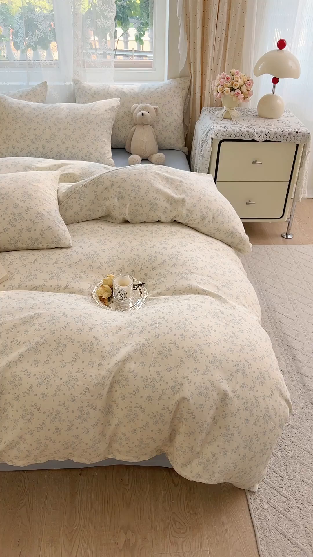 91家纺网 家纺一手货源 找家纺 DoDo 兜兜 2026新款全棉纯棉柔软双层纱套件系列（可定做尺寸） 爱洛伊