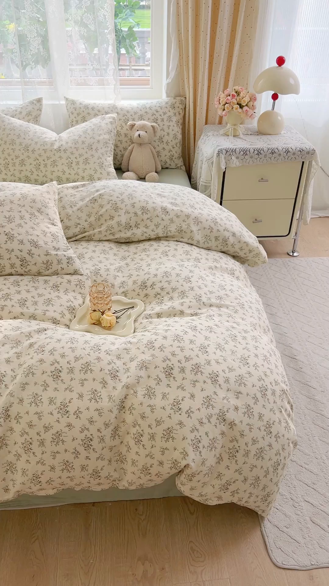 91家纺网 家纺一手货源 找家纺 DoDo 兜兜 2026新款全棉纯棉柔软双层纱套件系列（可定做尺寸） 香草