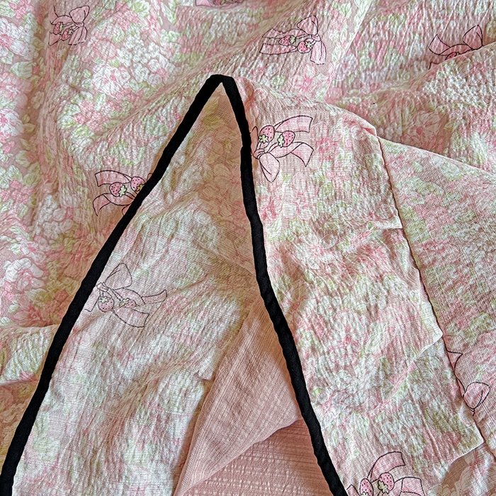 91家纺网 家纺一手货源 找家纺 （总）富米莱（原臻工厂） 2025新款云感赫本风亲肤棉夏被夏凉被空调被四件套