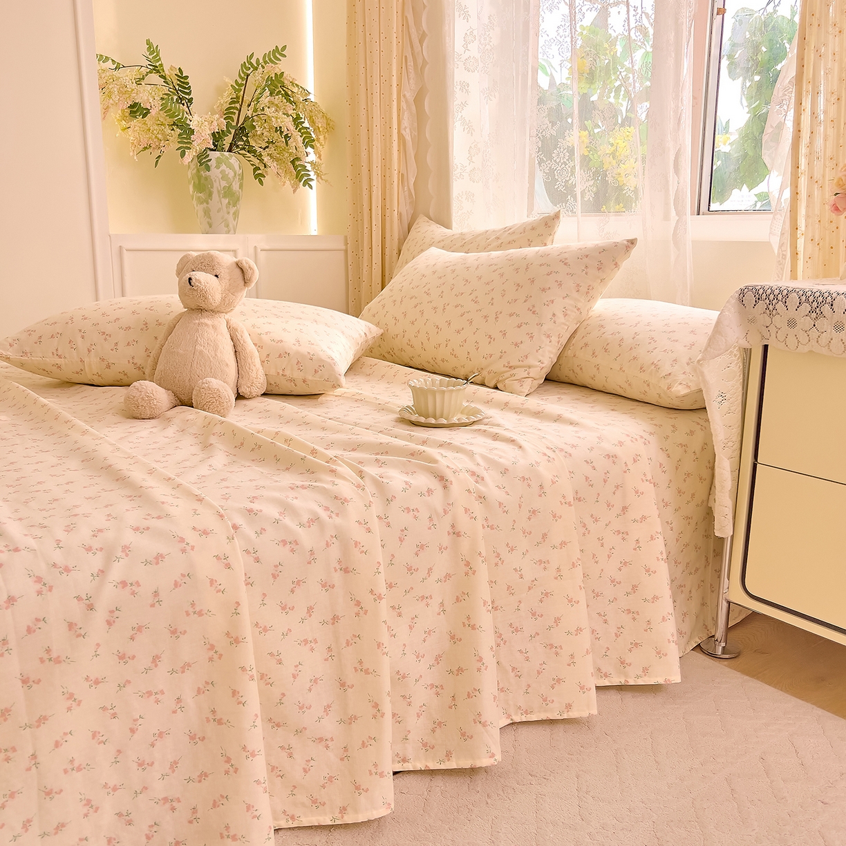 91家纺网 家纺一手货源 找家纺 （总）DoDo 兜兜 2026新款全棉纯棉柔软双层纱单品床单系列（可定做尺寸）