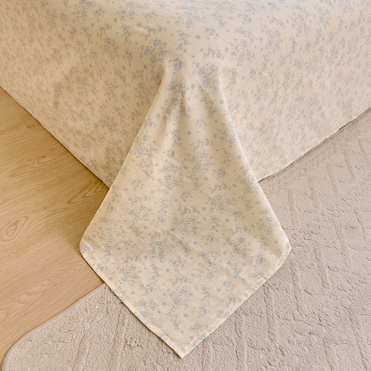 91家纺网 家纺一手货源 找家纺 DoDo 兜兜 2026新款全棉纯棉柔软双层纱单品床单系列（可定做尺寸） 爱洛伊