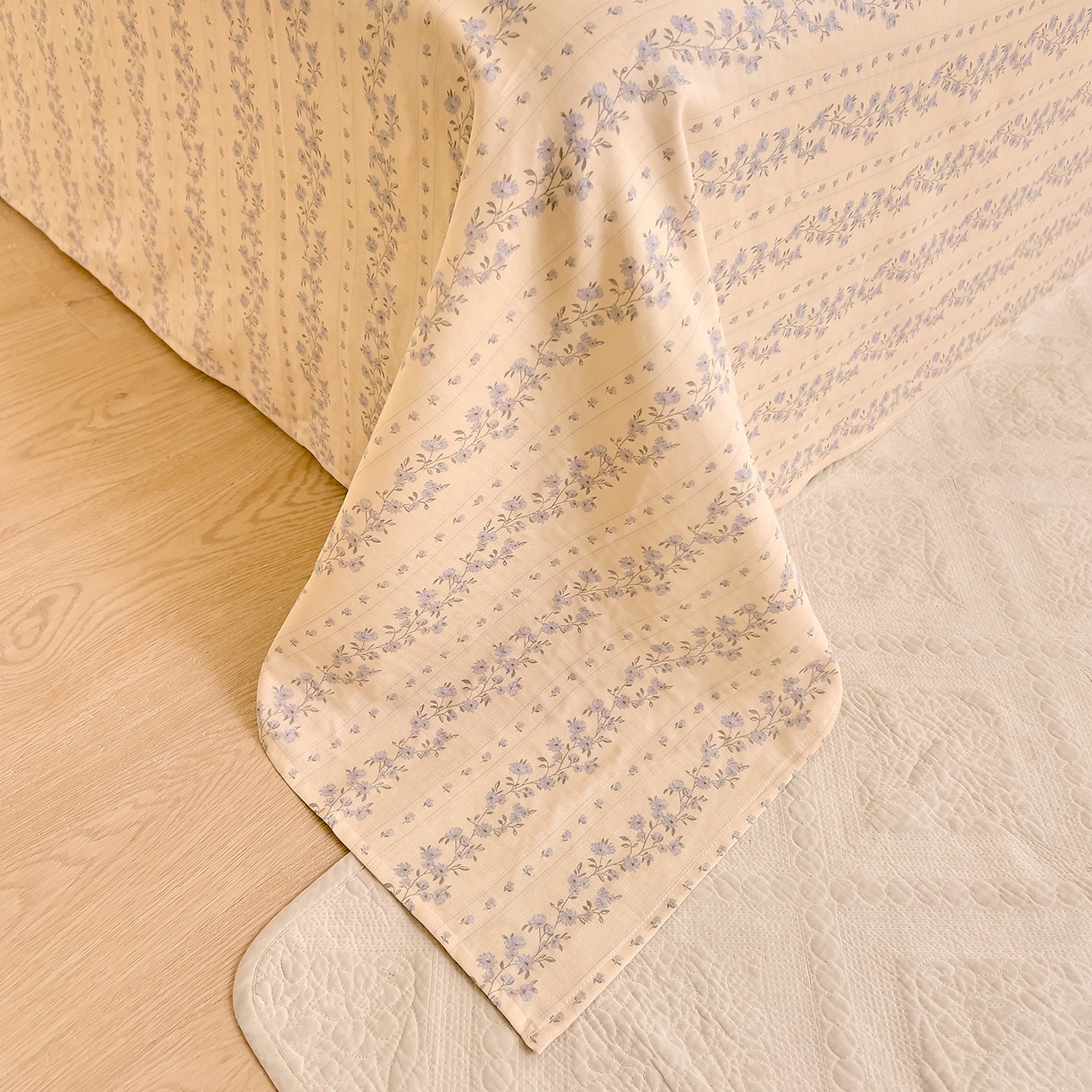 91家纺网 家纺一手货源 找家纺 DoDo 兜兜 2026新款全棉纯棉柔软双层纱单品床单系列（可定做尺寸） 芷若