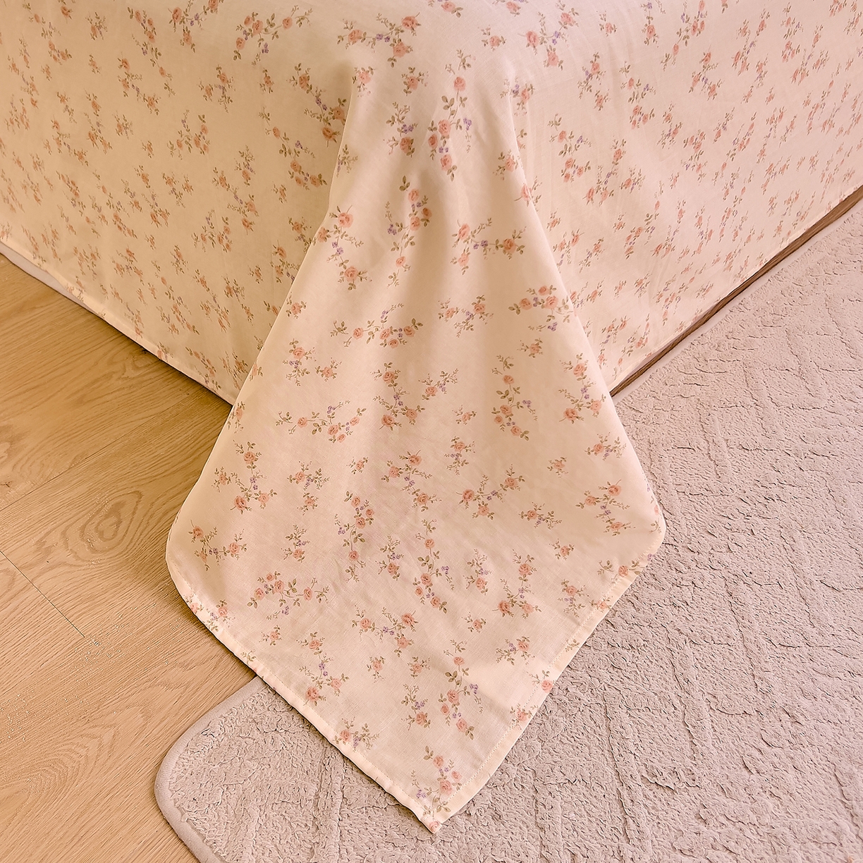 91家纺网 家纺一手货源 找家纺 DoDo 兜兜 2026新款全棉纯棉柔软双层纱单品床单系列（可定做尺寸） 美娜