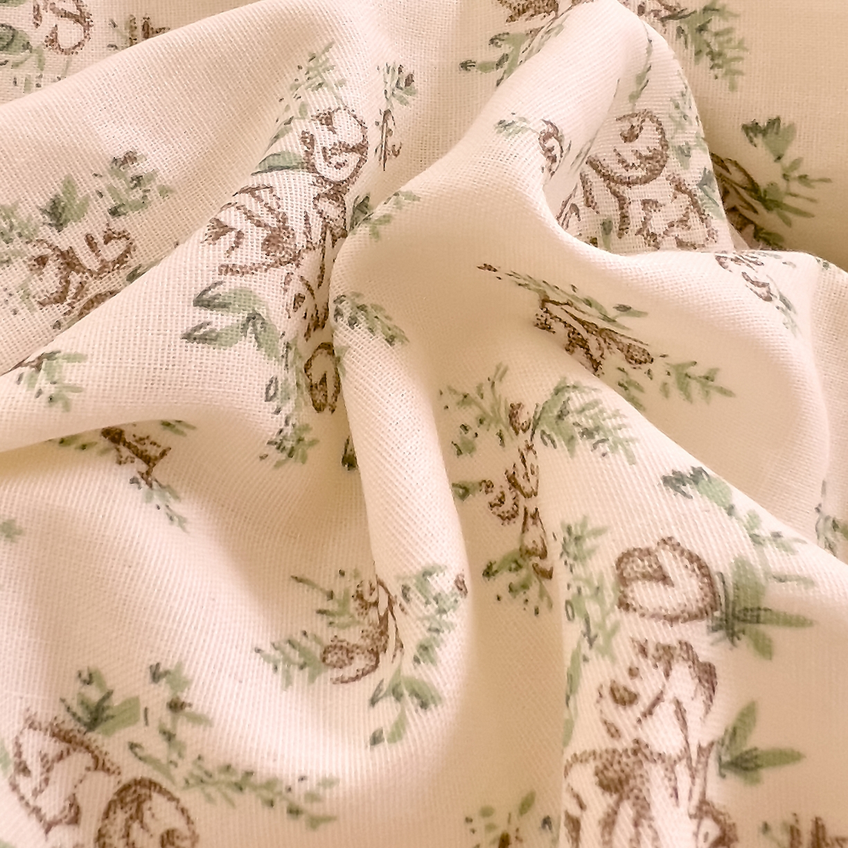 91家纺网 家纺一手货源 找家纺 DoDo 兜兜 2026新款全棉纯棉柔软双层纱单品床笠系列（可定做尺寸） 香草