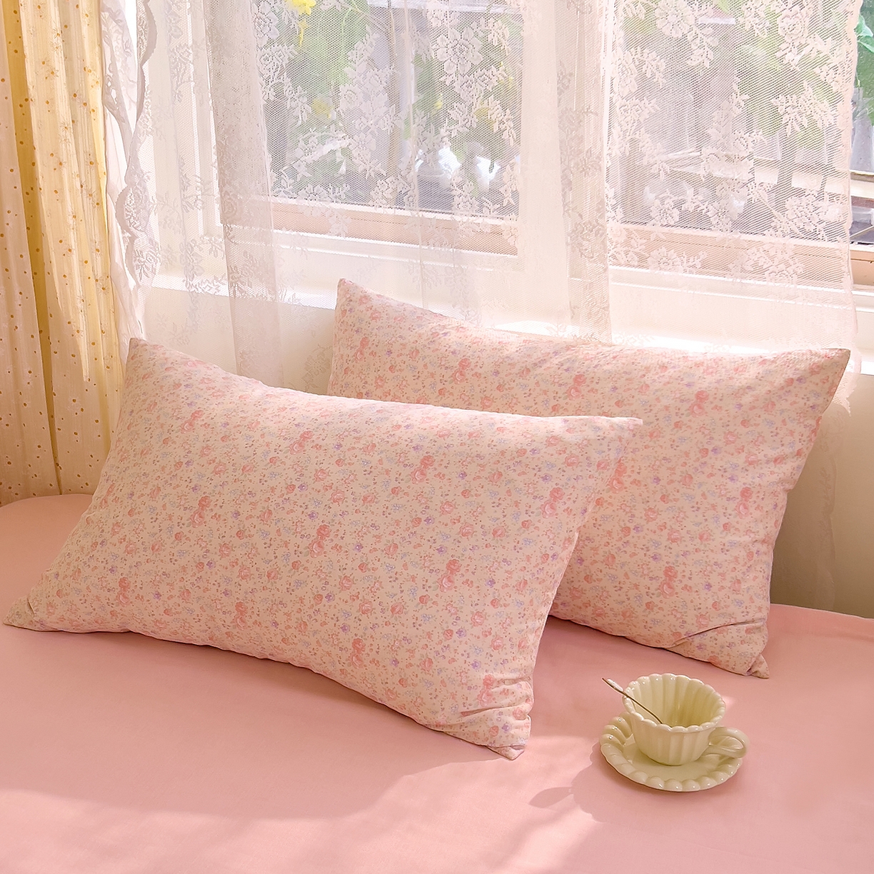 91家纺网 家纺一手货源 找家纺 DoDo 兜兜 2026新款全棉纯棉柔软双层纱单品床笠系列（可定做尺寸） 木兮