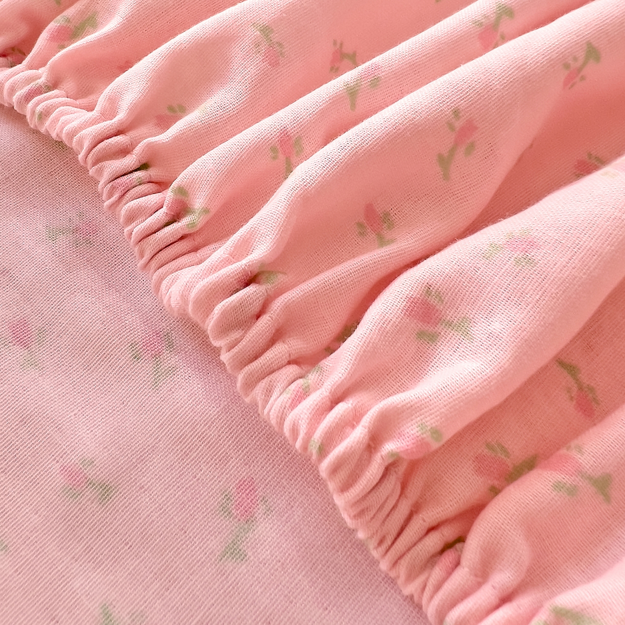 91家纺网 家纺一手货源 找家纺 DoDo 兜兜 2026新款全棉纯棉柔软双层纱单品床笠系列（可定做尺寸） 甜梦