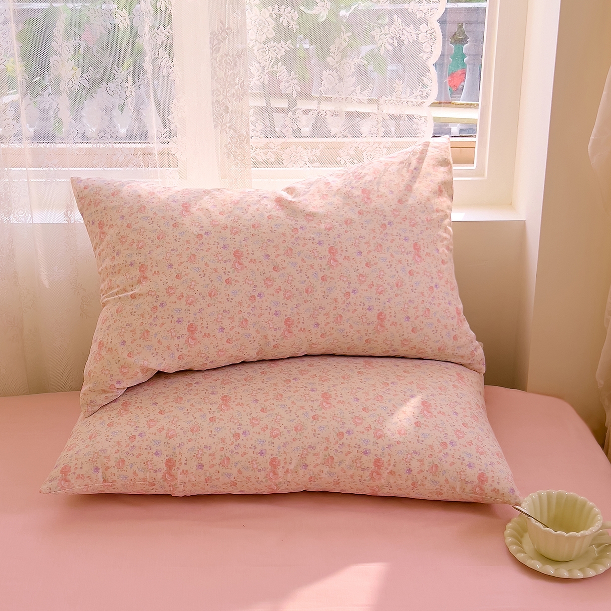 91家纺网 家纺一手货源 找家纺 DoDo 兜兜 2026新款全棉纯棉柔软双层纱单品床笠系列（可定做尺寸） 木兮