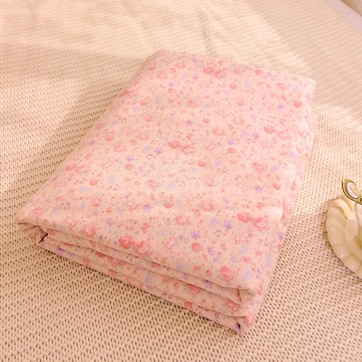 91家纺网 家纺一手货源 找家纺 DoDo 兜兜 2026新款全棉纯棉柔软双层纱单品床笠系列（可定做尺寸） 木兮