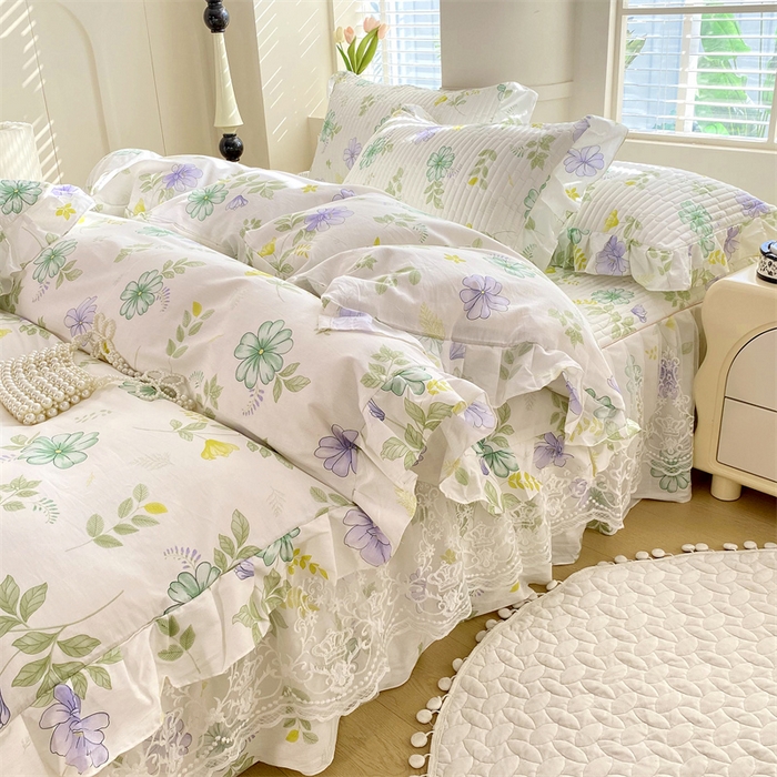 91家纺网 家纺一手货源 找家纺 （总）乐逸家纺 2025新款高密度A类亲肤四季磨毛防水防油美 容床罩