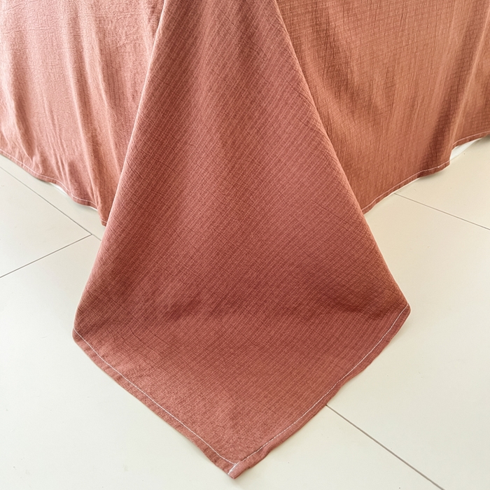 91家纺网 家纺一手货源 找家纺 （总）港岛妹妹 2025新款大版印花云感双层纱四件套