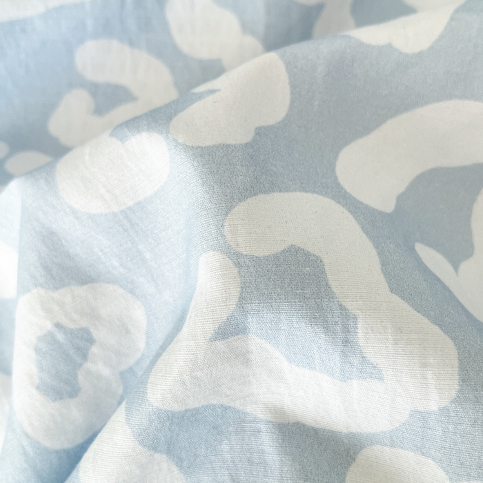 91家纺网 家纺一手货源 找家纺 港岛妹妹 2025新款大版印花云感双层纱四件套 牛奶猫咪