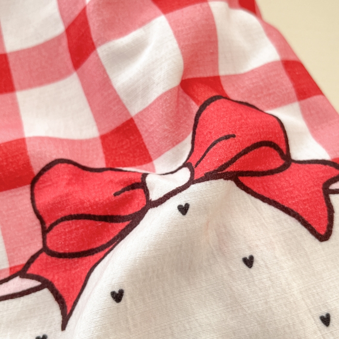 91家纺网 家纺一手货源 找家纺 港岛妹妹 2025新款大版印花云感双层纱四件套 星星猫咪