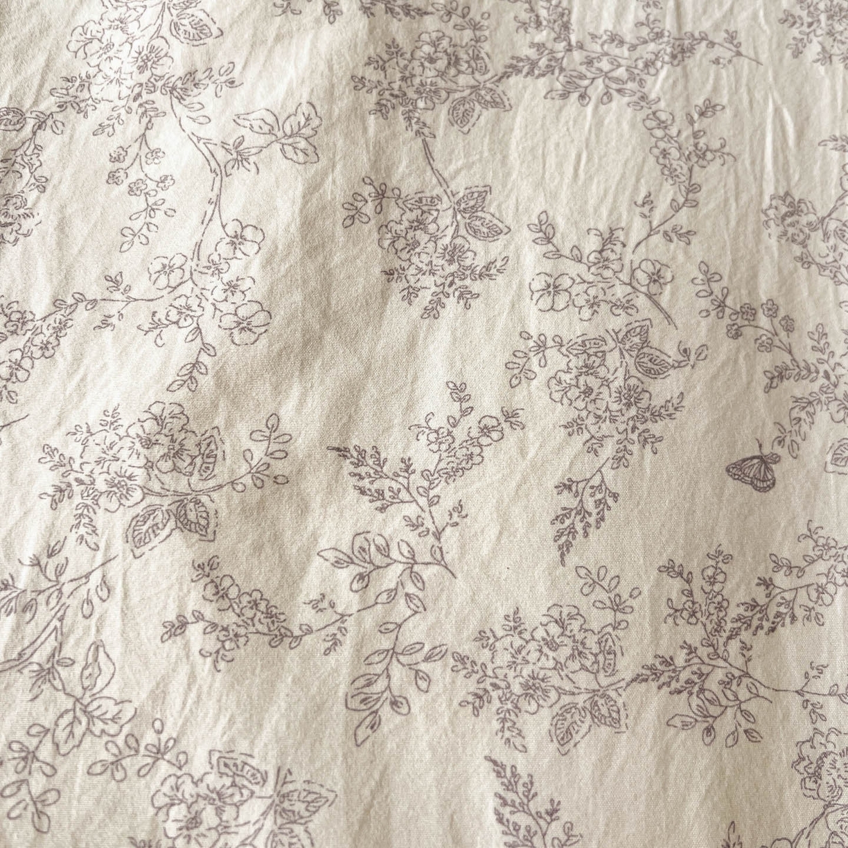 91家纺网 家纺一手货源 找家纺 格真 2026新款韩国小布袋A类古法水洗仿棉云感纱四件套 勒叶