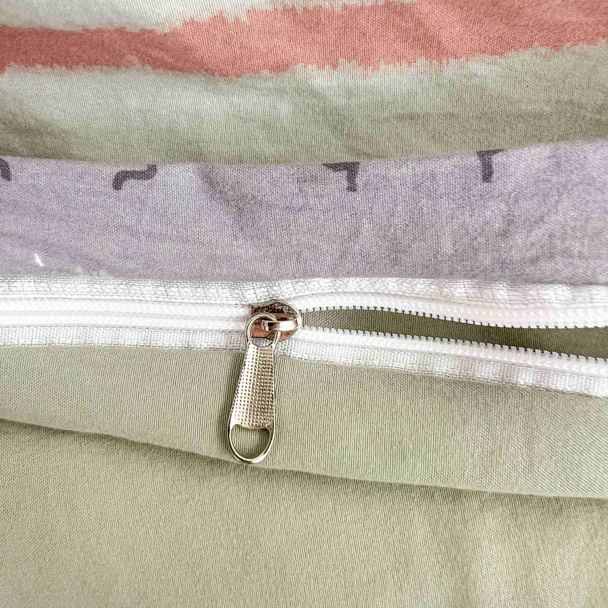 91家纺网 家纺一手货源 找家纺 格真 2026新款韩国小布袋A类古法水洗仿棉云感纱四件套 梦乡