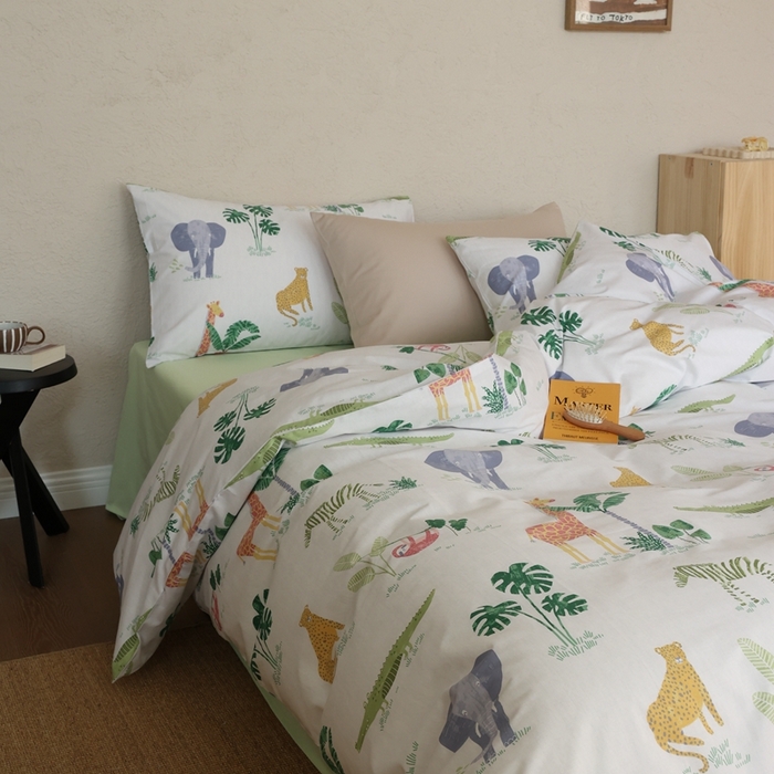 91家纺网 家纺一手货源 找家纺 （总）棉眠 2026新款卡通40S全棉纯棉四件套-哈吉米