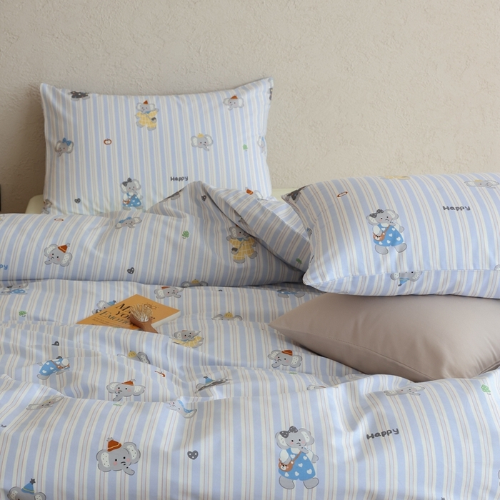 91家纺网 家纺一手货源 找家纺 棉眠 2026新款卡通40S全棉纯棉四件套-哈吉米 艾乐芬