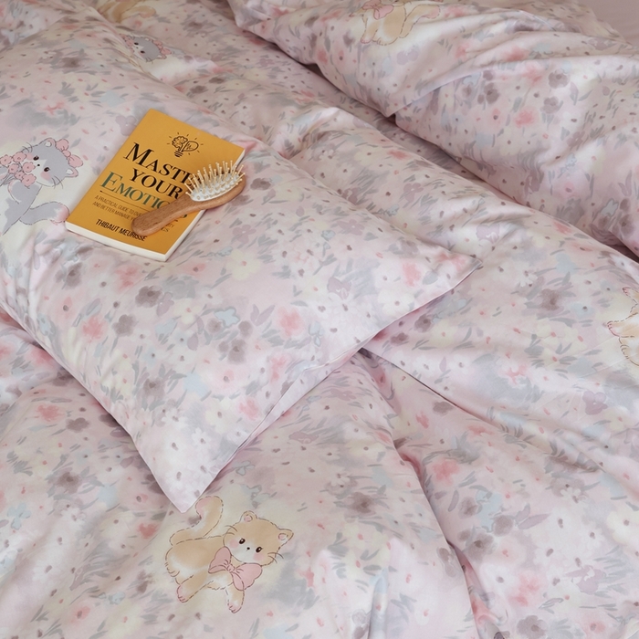 91家纺网 家纺一手货源 找家纺 棉眠 2026新款卡通40S全棉纯棉四件套-哈吉米 糖果屋