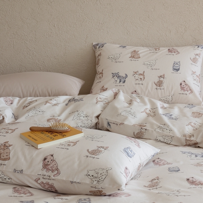 91家纺网 家纺一手货源 找家纺 棉眠 2026新款卡通40S全棉纯棉四件套-哈吉米 哈吉米