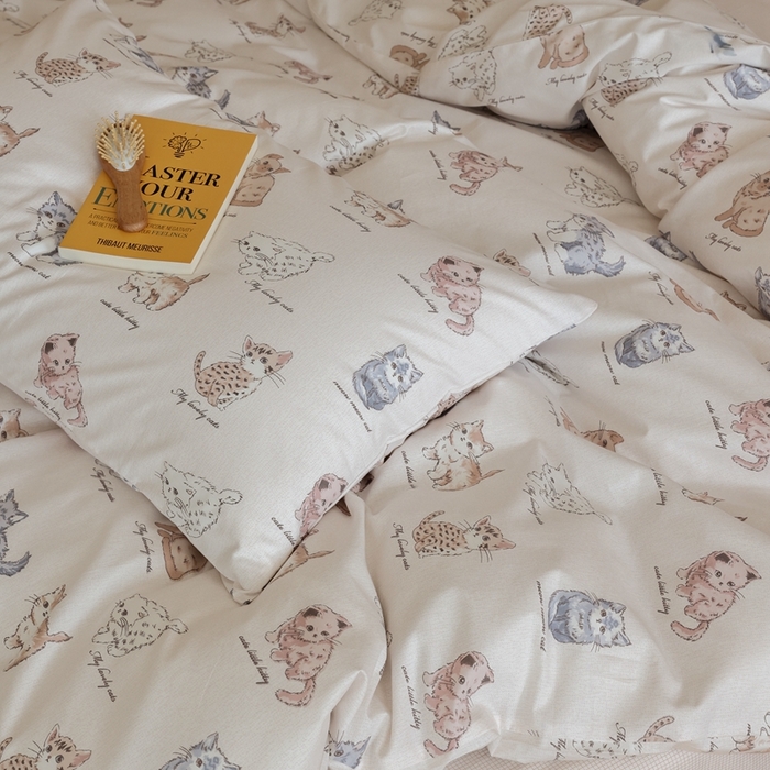 91家纺网 家纺一手货源 找家纺 棉眠 2026新款卡通40S全棉纯棉四件套-哈吉米 哈吉米