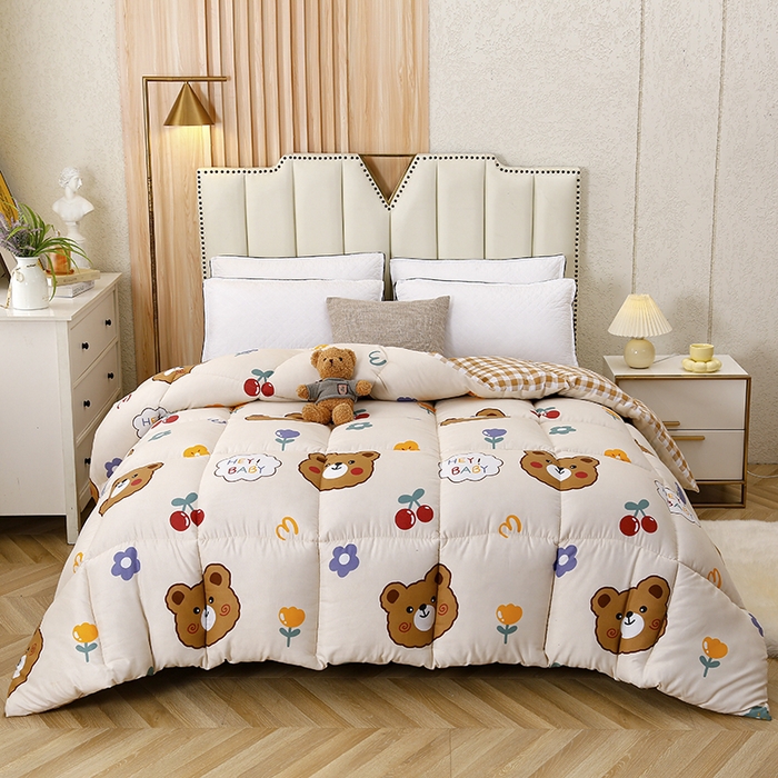 91家纺网 家纺一手货源 找家纺 （总）友承家纺 2026新款床上用品加厚保暖冬被棉被春秋被褥被芯学生单人宿舍羽丝棉被水洗棉垫被